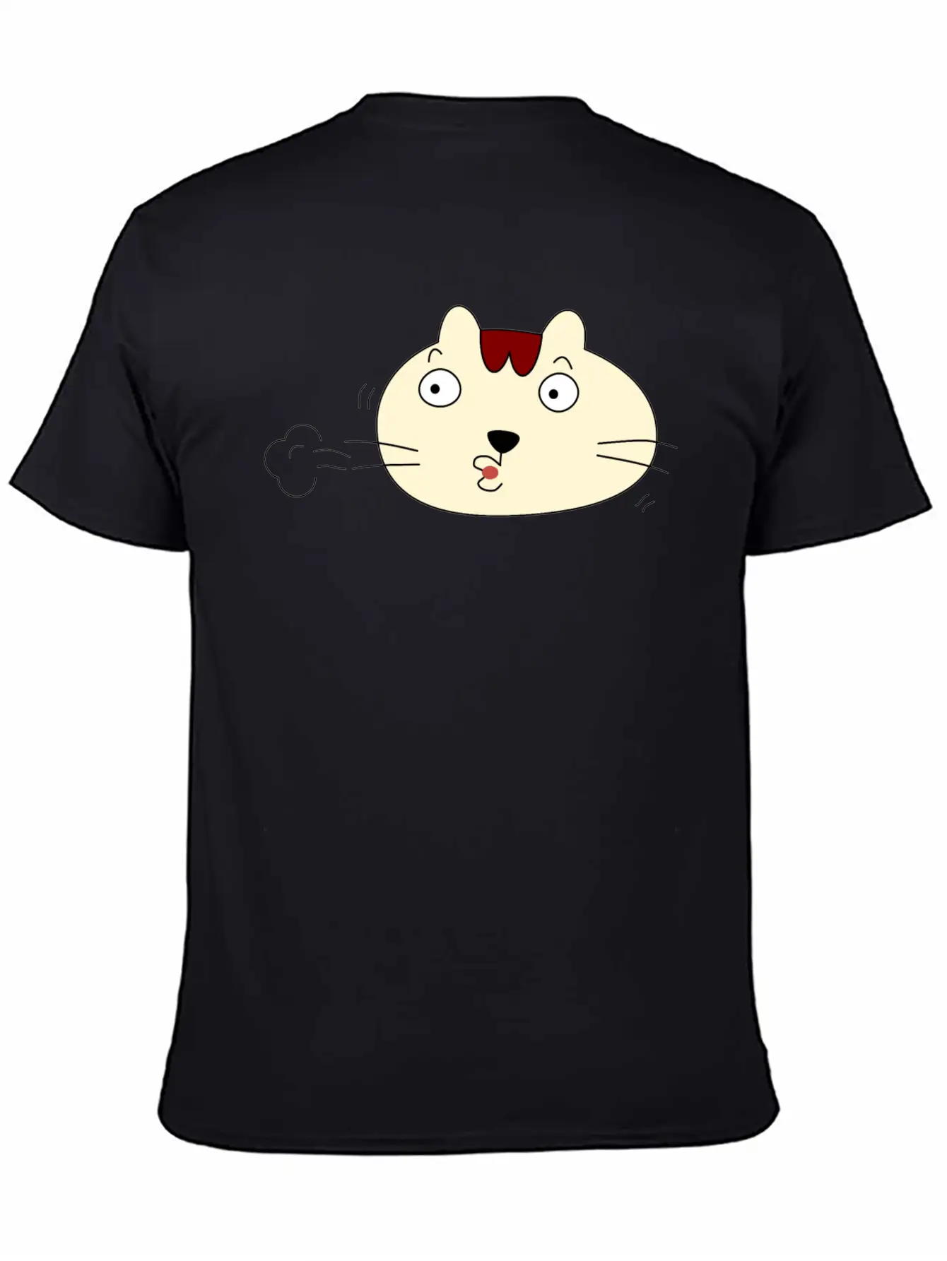 A Relieved Cat Unisex Short Sleeve Soft Cotton T-Shirt – Casual Everyday Wear