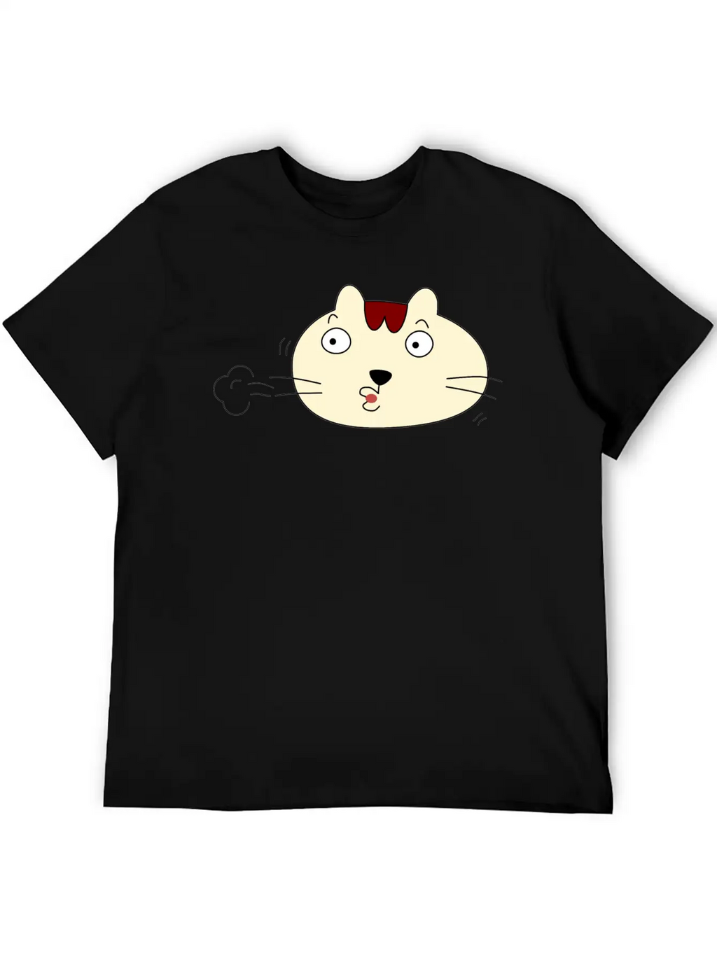 A Relieved Cat Unisex Short Sleeve Soft Cotton T-Shirt – Casual Everyday Wear
