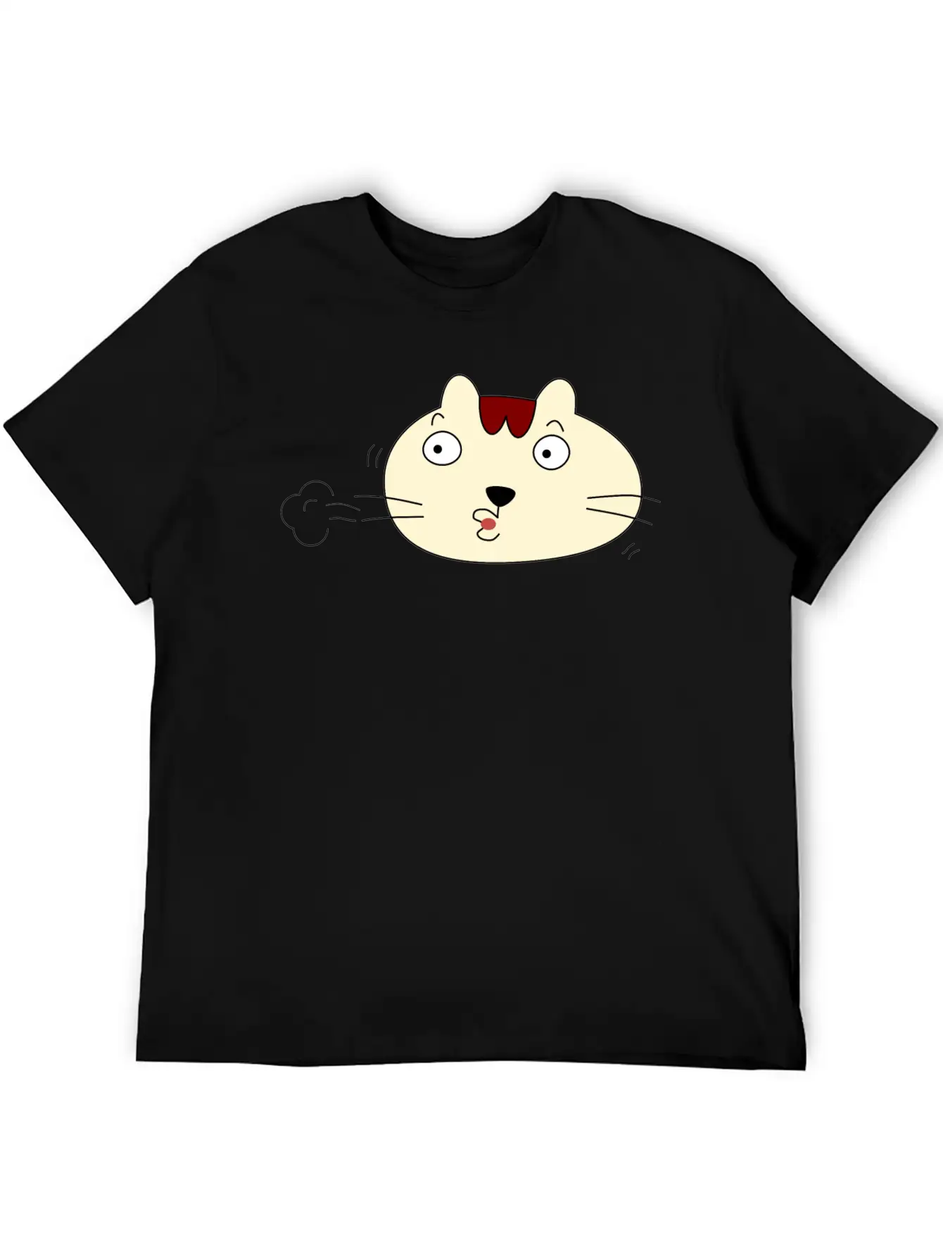 A Relieved Cat Unisex Short Sleeve Soft Cotton T-Shirt – Casual Everyday Wear