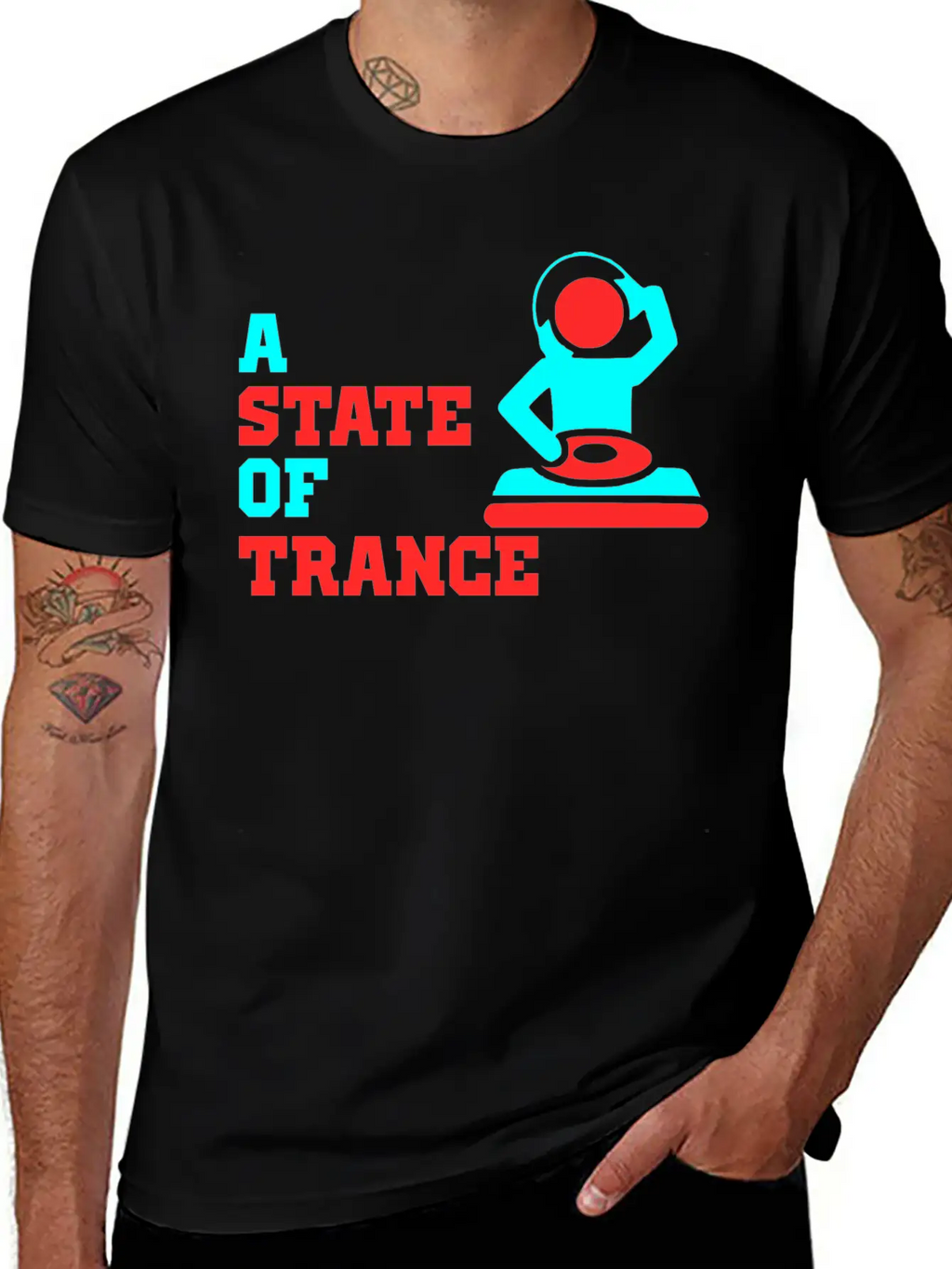 A State Of Trance Logo Unisex Short Sleeve Soft Cotton T-Shirt – Casual Everyday Wear