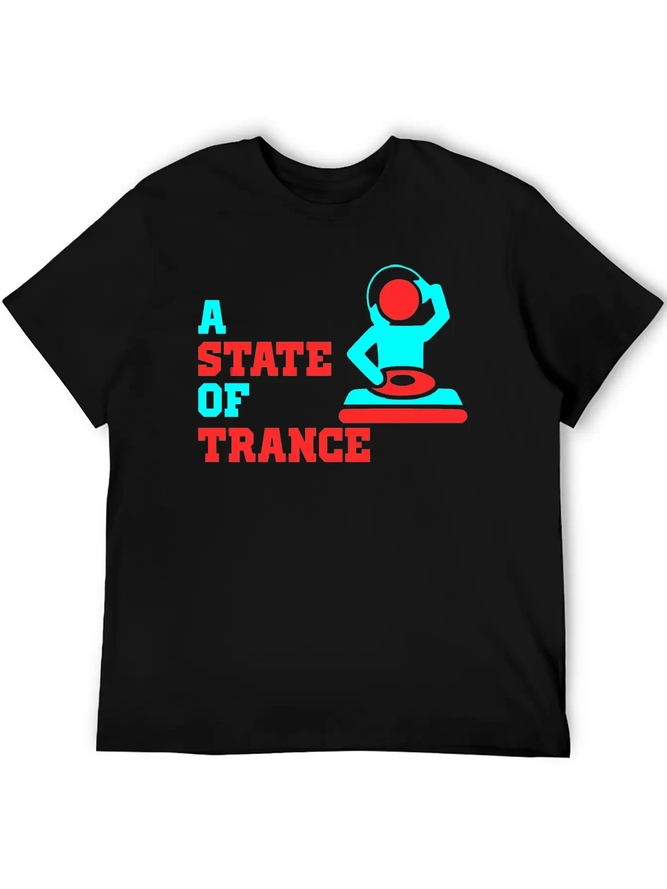 A State Of Trance Logo Unisex Short Sleeve Soft Cotton T-Shirt – Casual Everyday Wear