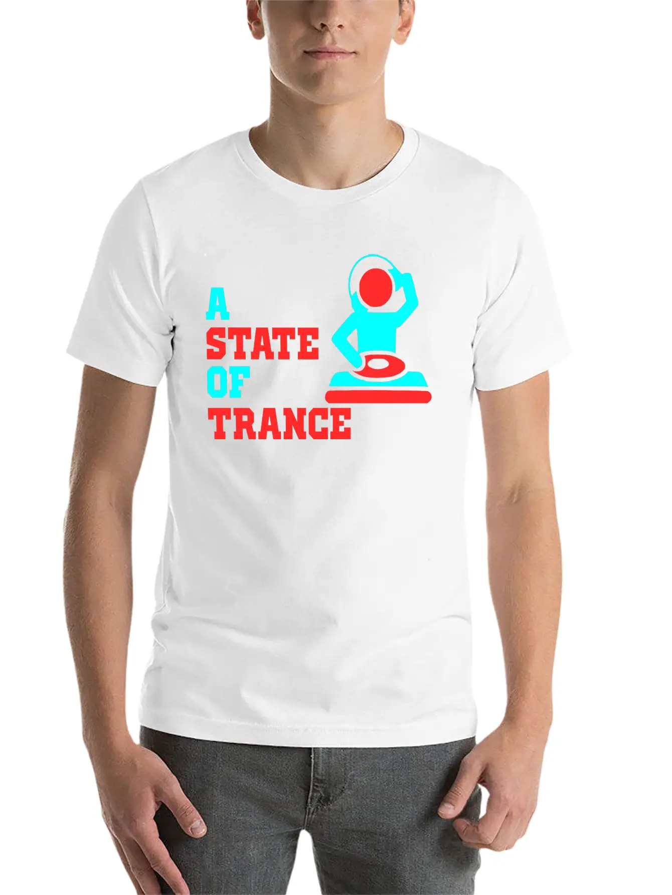 A State Of Trance Logo Unisex Short Sleeve Soft Cotton T-Shirt – Casual Everyday Wear