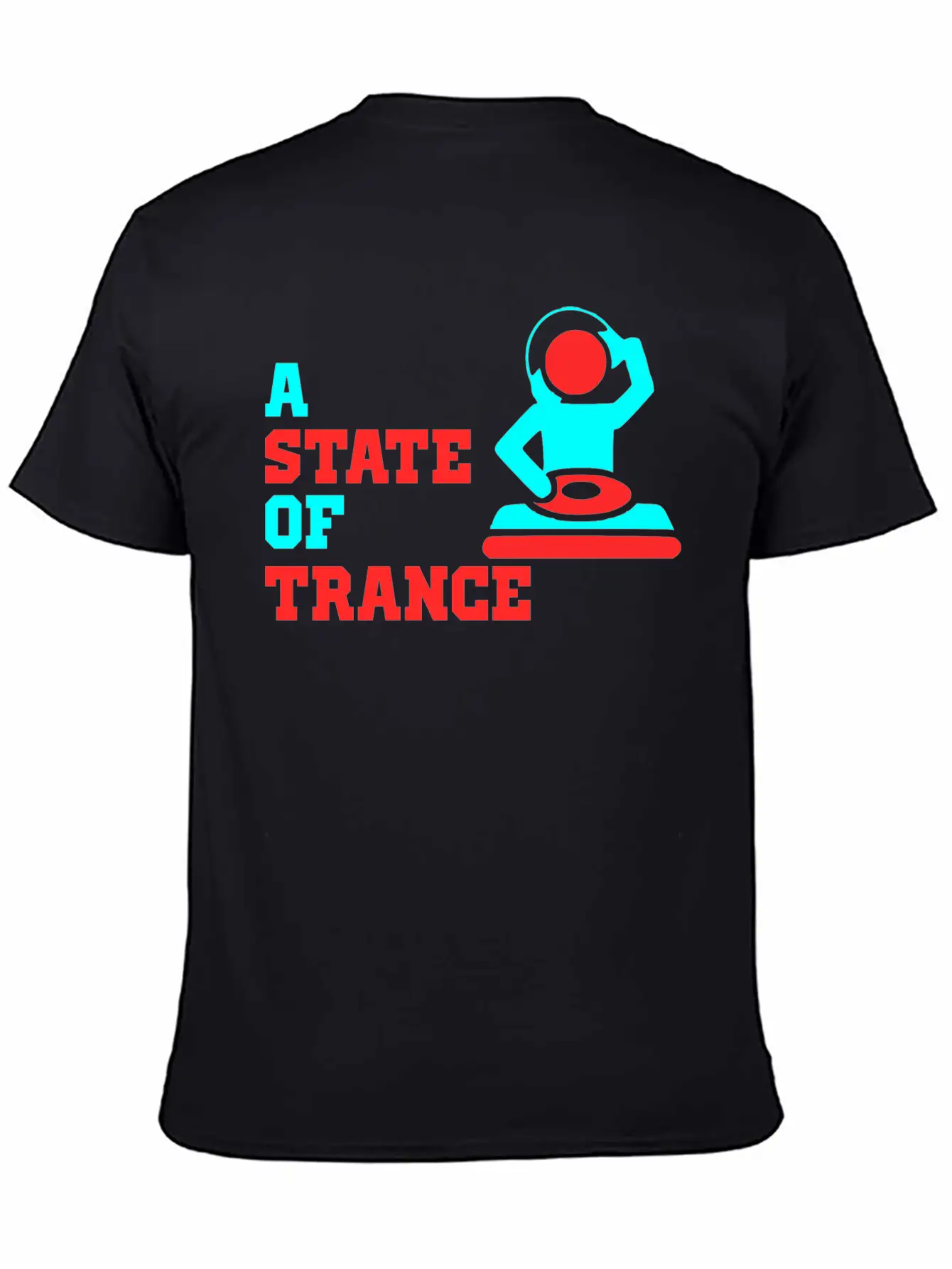 A State Of Trance Logo Unisex Short Sleeve Soft Cotton T-Shirt – Casual Everyday Wear