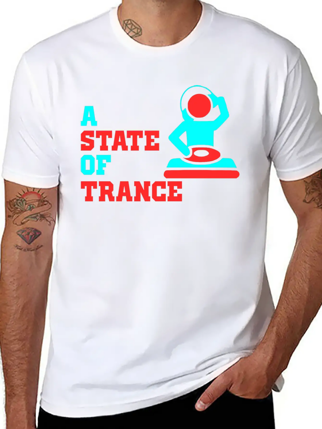 A State Of Trance Logo Unisex Short Sleeve Soft Cotton T-Shirt – Casual Everyday Wear