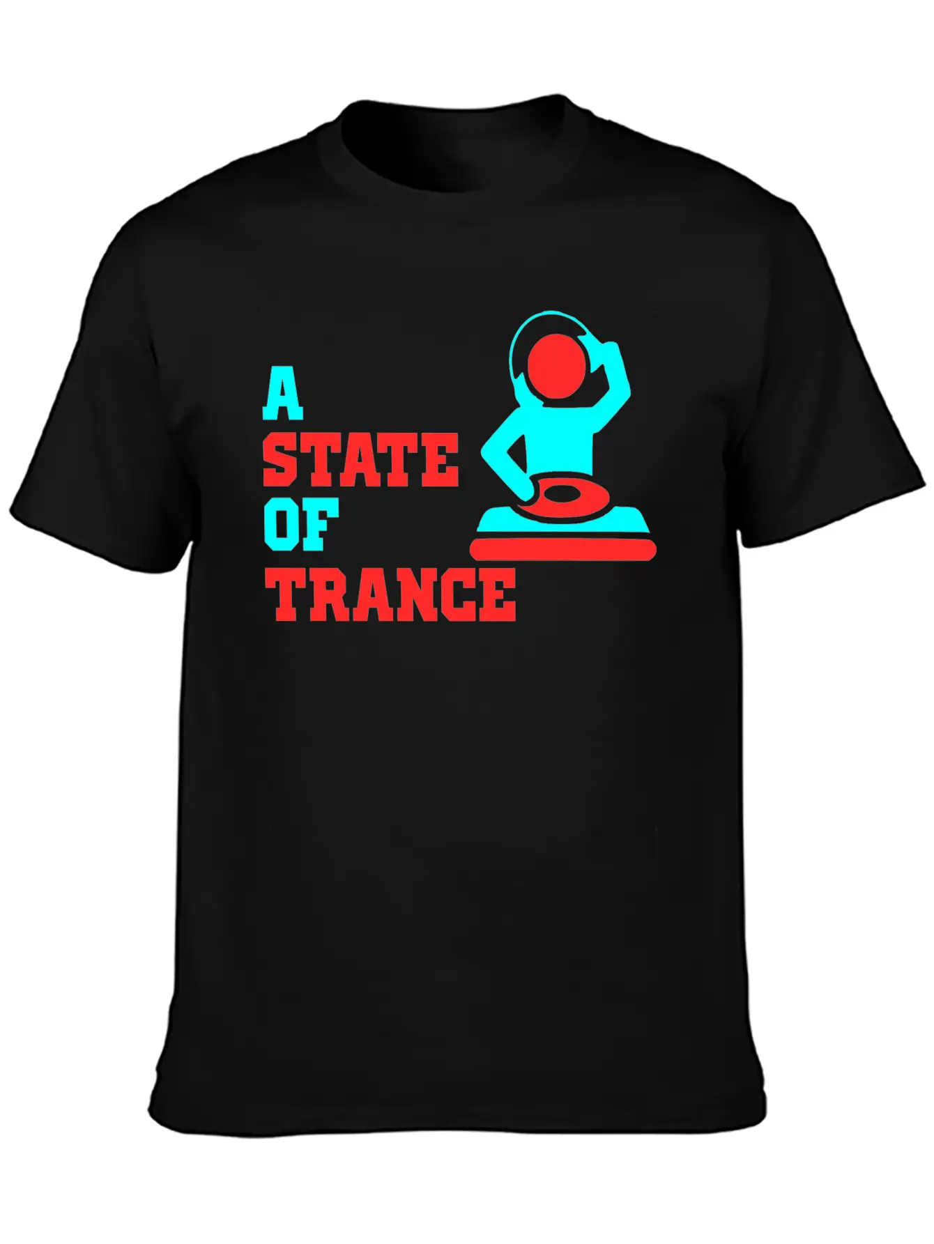 A State Of Trance Logo Unisex Short Sleeve Soft Cotton T-Shirt – Casual Everyday Wear