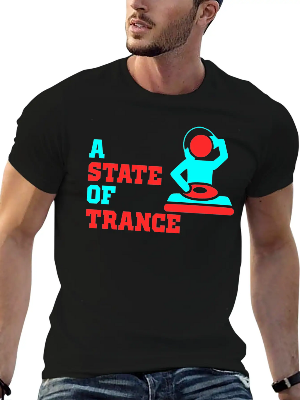 A State Of Trance Logo Unisex Short Sleeve Soft Cotton T-Shirt – Casual Everyday Wear