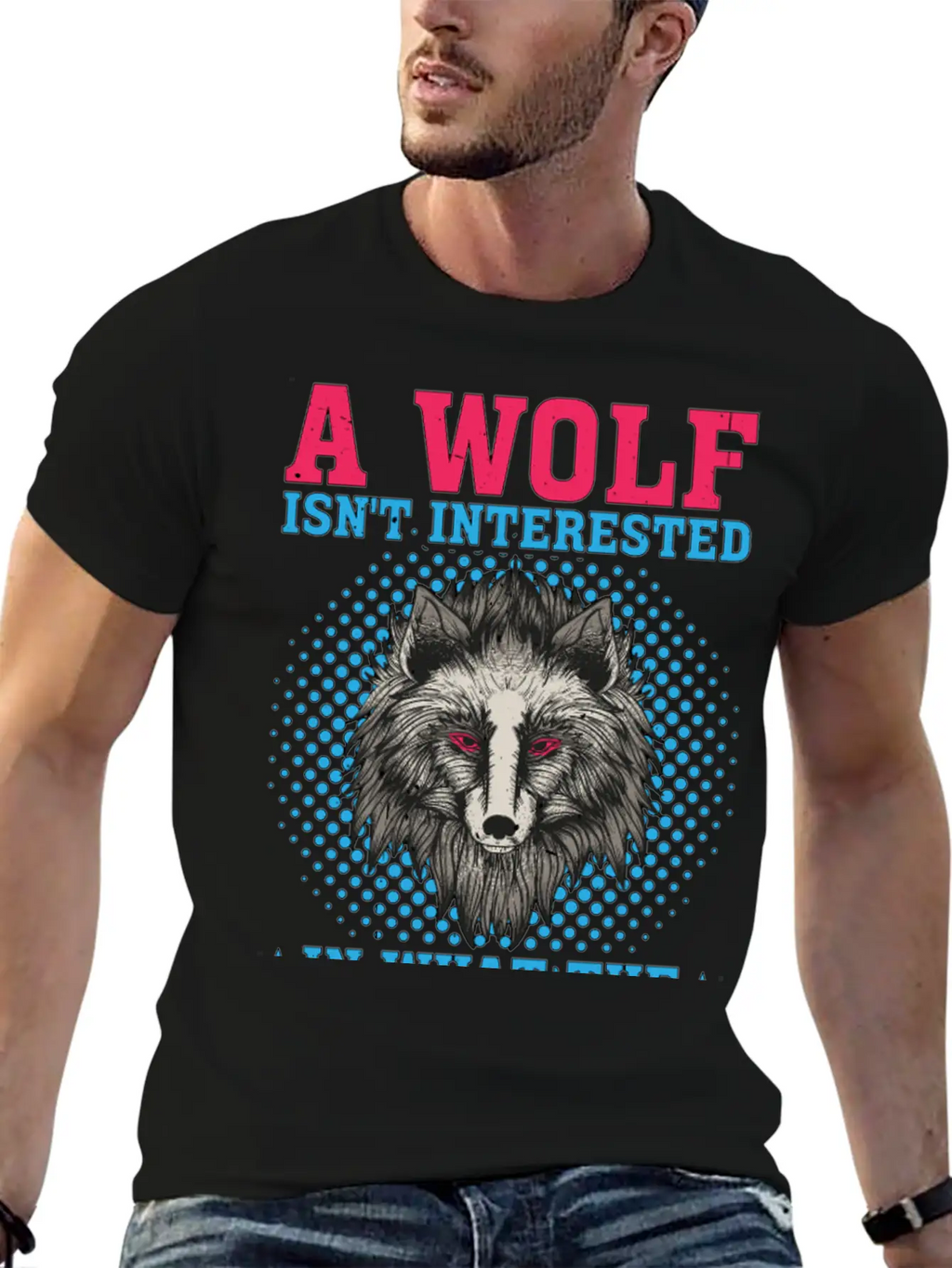 A Wolf Isn't Interested In What The Sheep Think 2 Classic Crew Neck Graphic Tee – Everyday Minimal Look