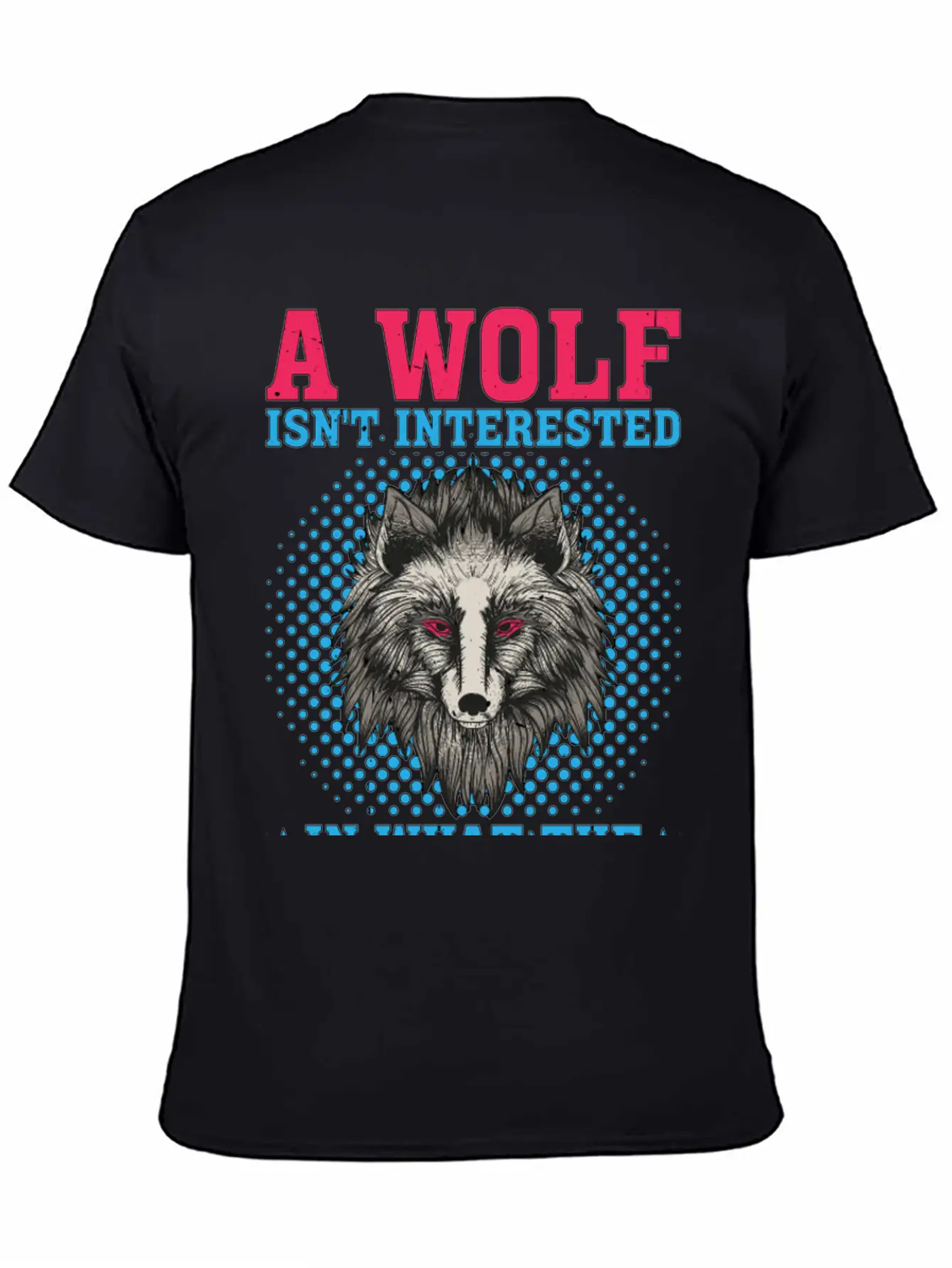 A Wolf Isn't Interested In What The Sheep Think 2 Classic Crew Neck Graphic Tee – Everyday Minimal Look