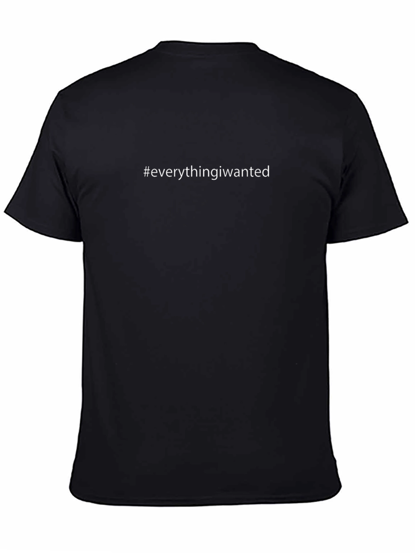 #everythingiwanted Mens Black Graphic Tee