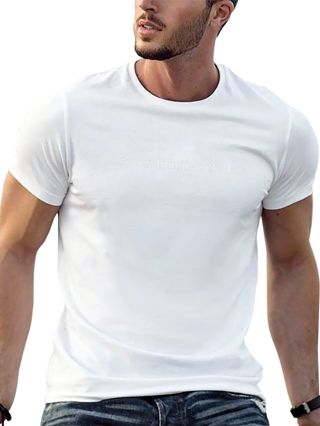 #everythingiwanted Mens Black Graphic Tee