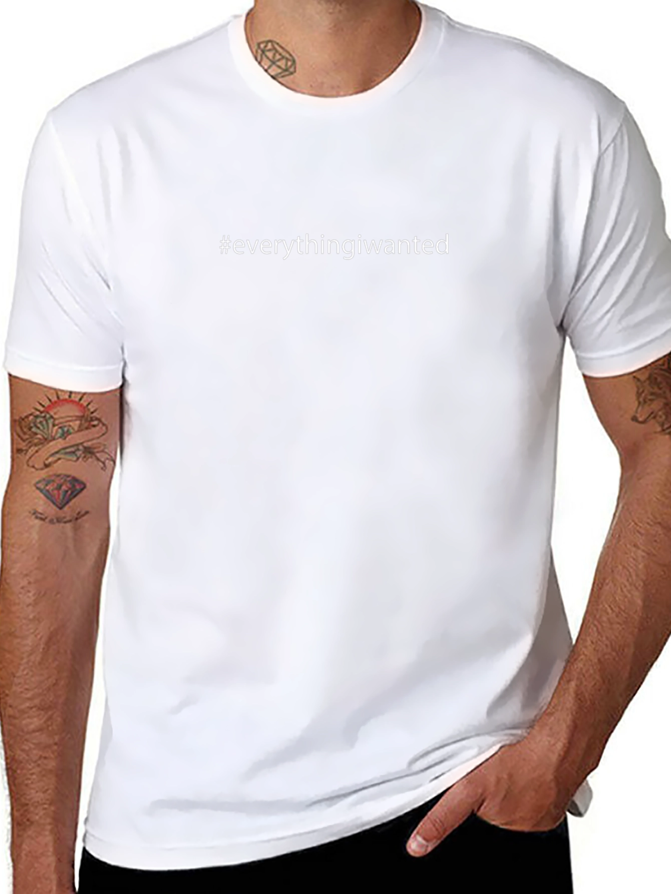 #everythingiwanted Mens Black Graphic Tee