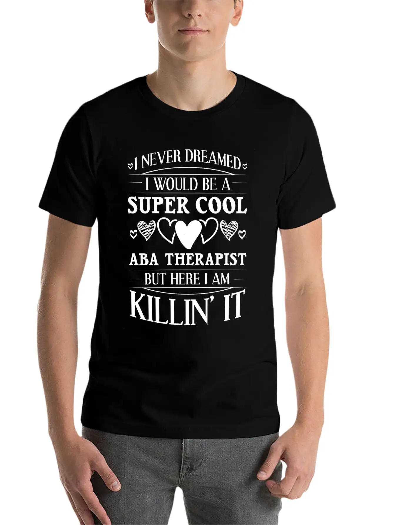 ABA Behavior Therapist Therapy Analyst Essential Unisex Summer Tee – Soft Cotton Casual Fit