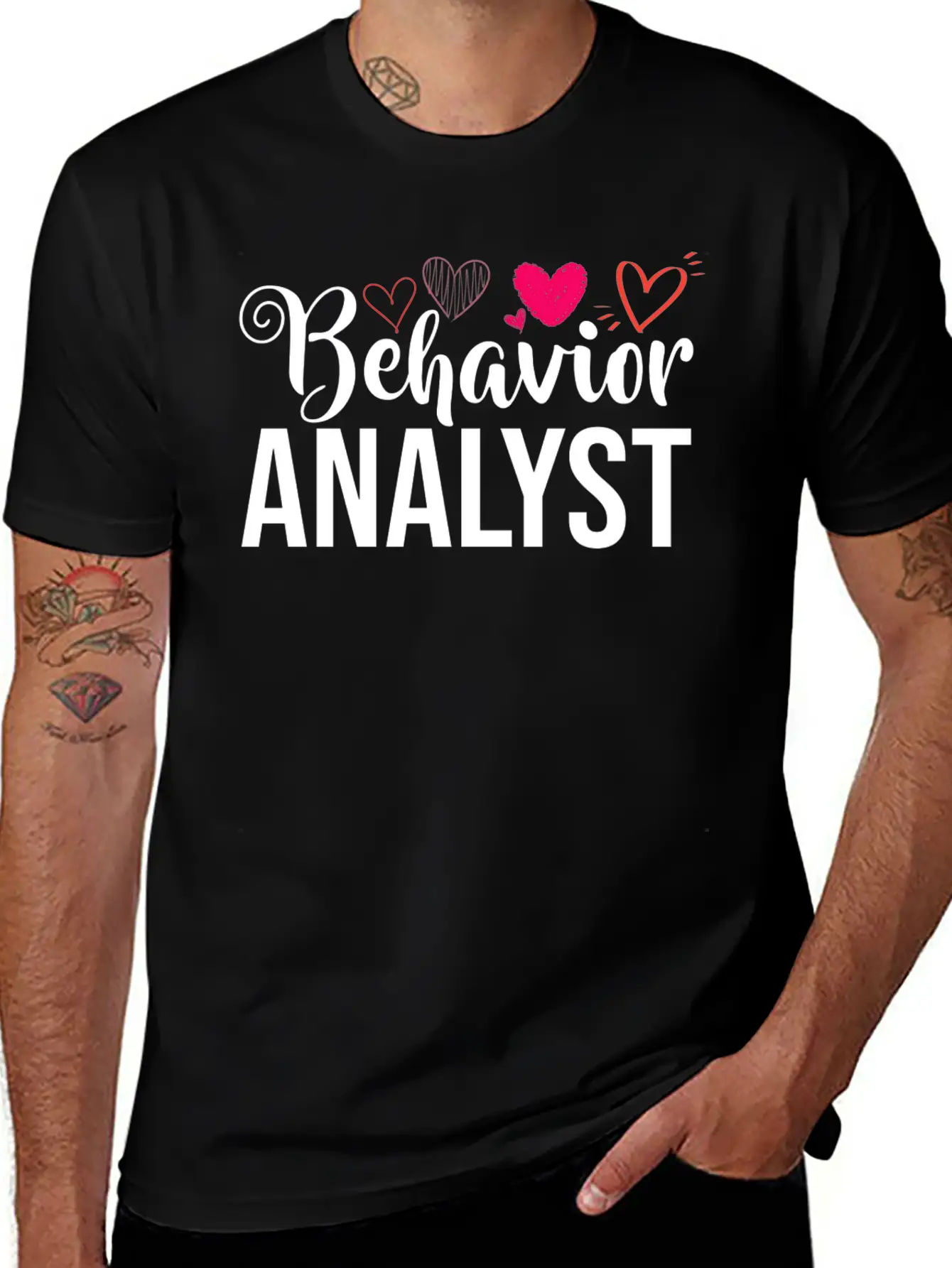 ABA Behavior Therapist Therapy Analyst Unisex Short Sleeve Soft Cotton T-Shirt – Casual Everyday Wear
