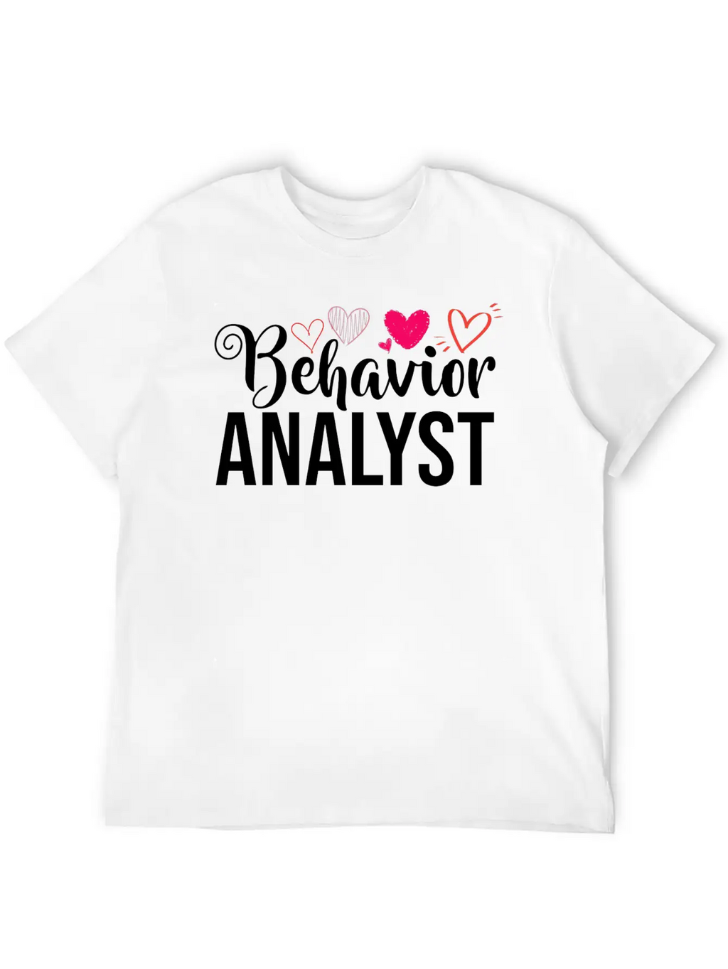 ABA Behavior Therapist Therapy Analyst Unisex Short Sleeve Soft Cotton T-Shirt – Casual Everyday Wear