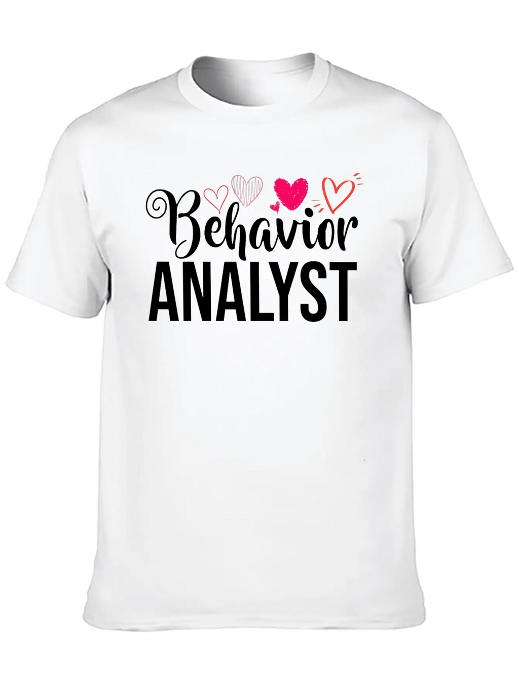 ABA Behavior Therapist Therapy Analyst Unisex Short Sleeve Soft Cotton T-Shirt – Casual Everyday Wear