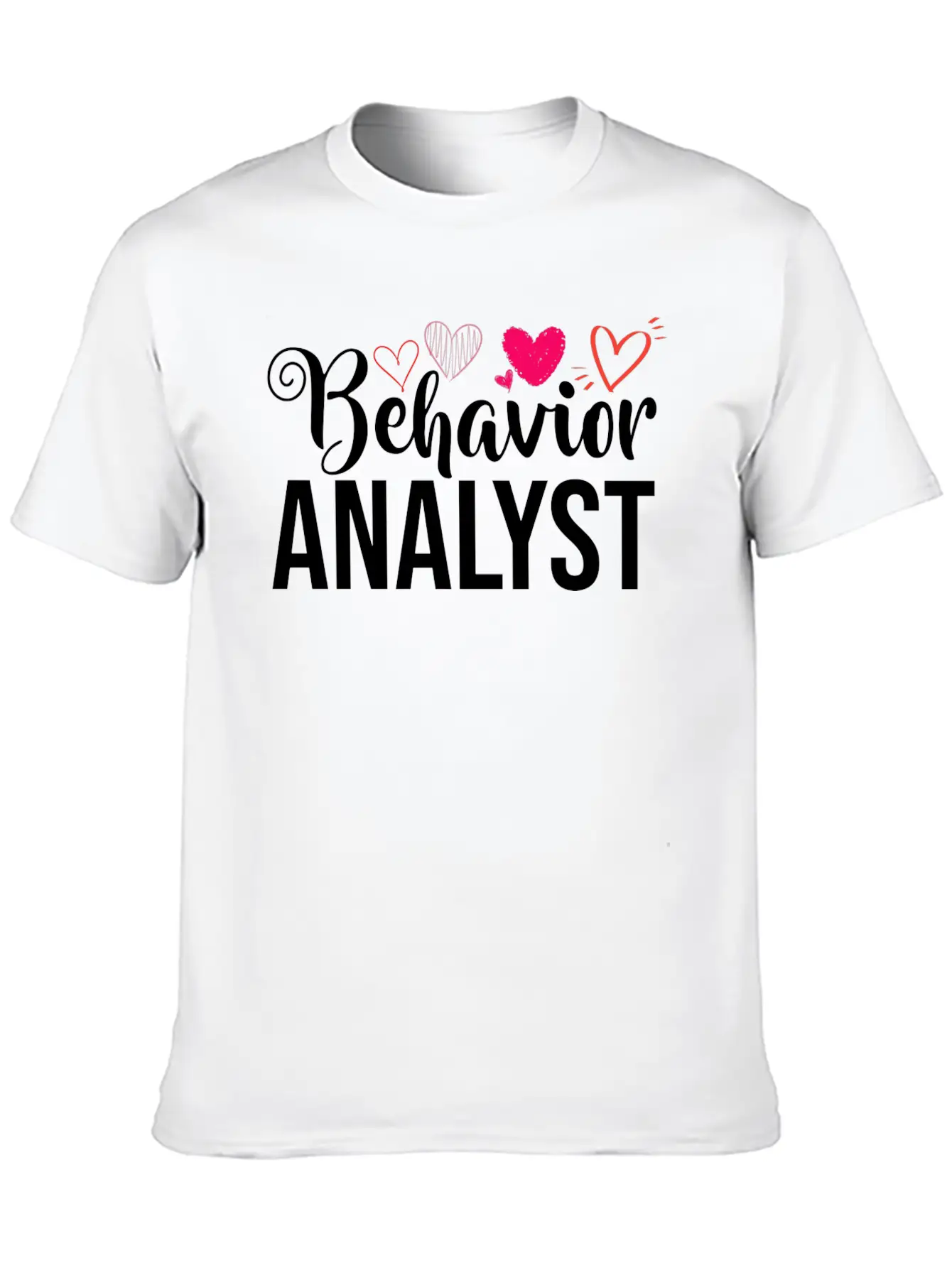 ABA Behavior Therapist Therapy Analyst Unisex Short Sleeve Soft Cotton T-Shirt – Casual Everyday Wear
