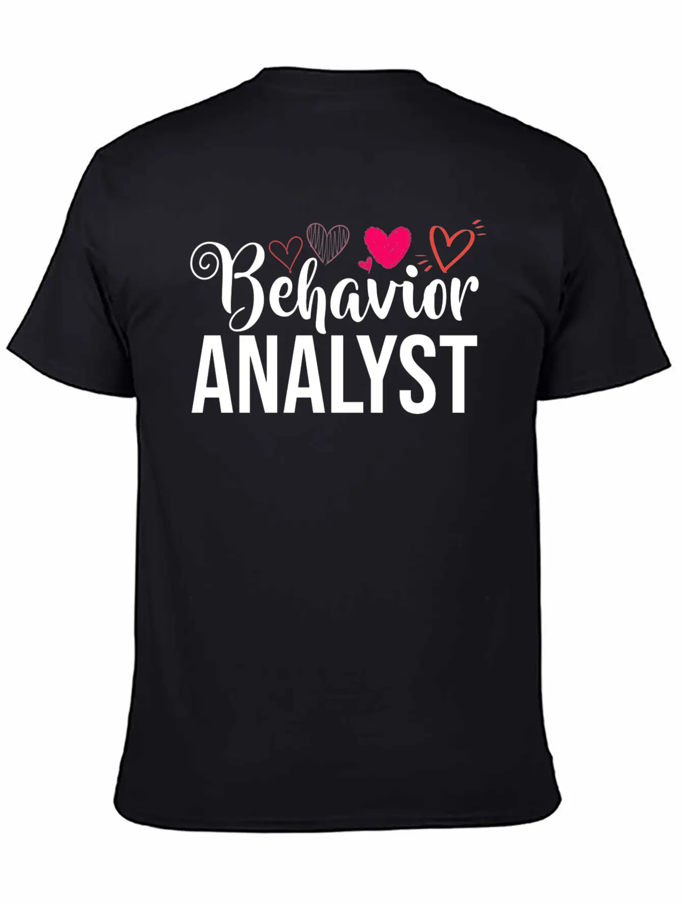 ABA Behavior Therapist Therapy Analyst Unisex Short Sleeve Soft Cotton T-Shirt – Casual Everyday Wear