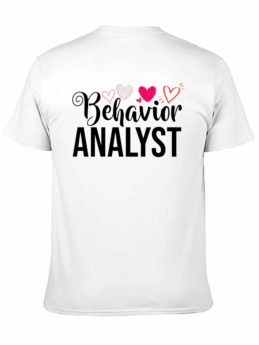 ABA Behavior Therapist Therapy Analyst Unisex Short Sleeve Soft Cotton T-Shirt – Casual Everyday Wear