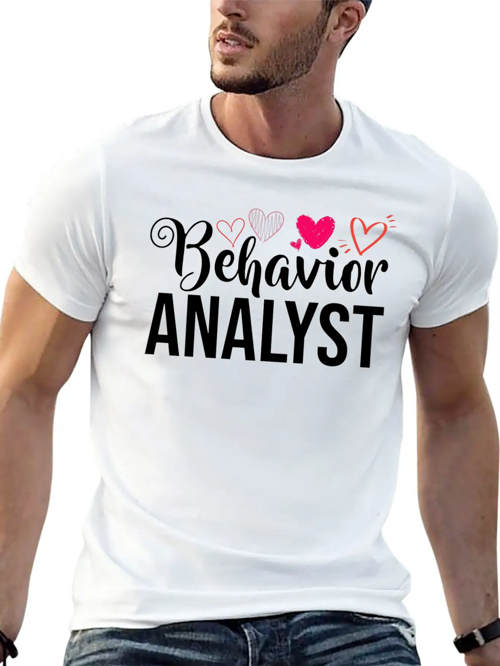 ABA Behavior Therapist Therapy Analyst Unisex Short Sleeve Soft Cotton T-Shirt – Casual Everyday Wear