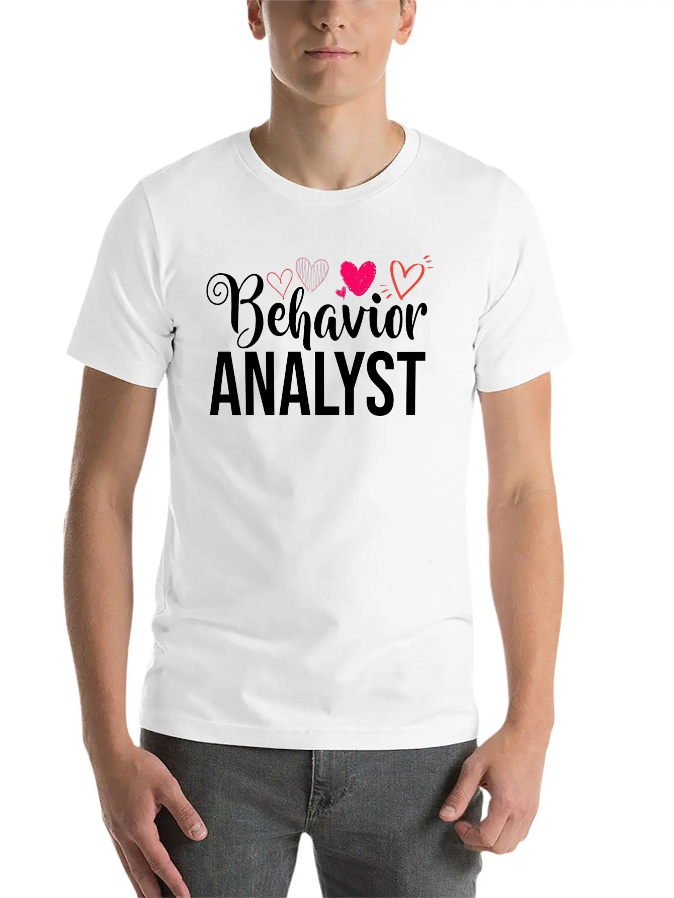 ABA Behavior Therapist Therapy Analyst Unisex Short Sleeve Soft Cotton T-Shirt – Casual Everyday Wear