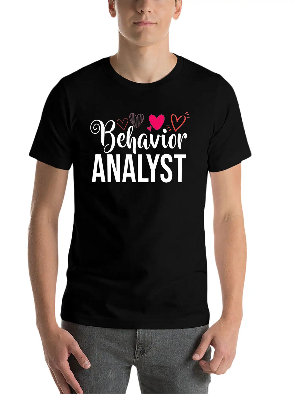 ABA Behavior Therapist Therapy Analyst Unisex Short Sleeve Soft Cotton T-Shirt – Casual Everyday Wear