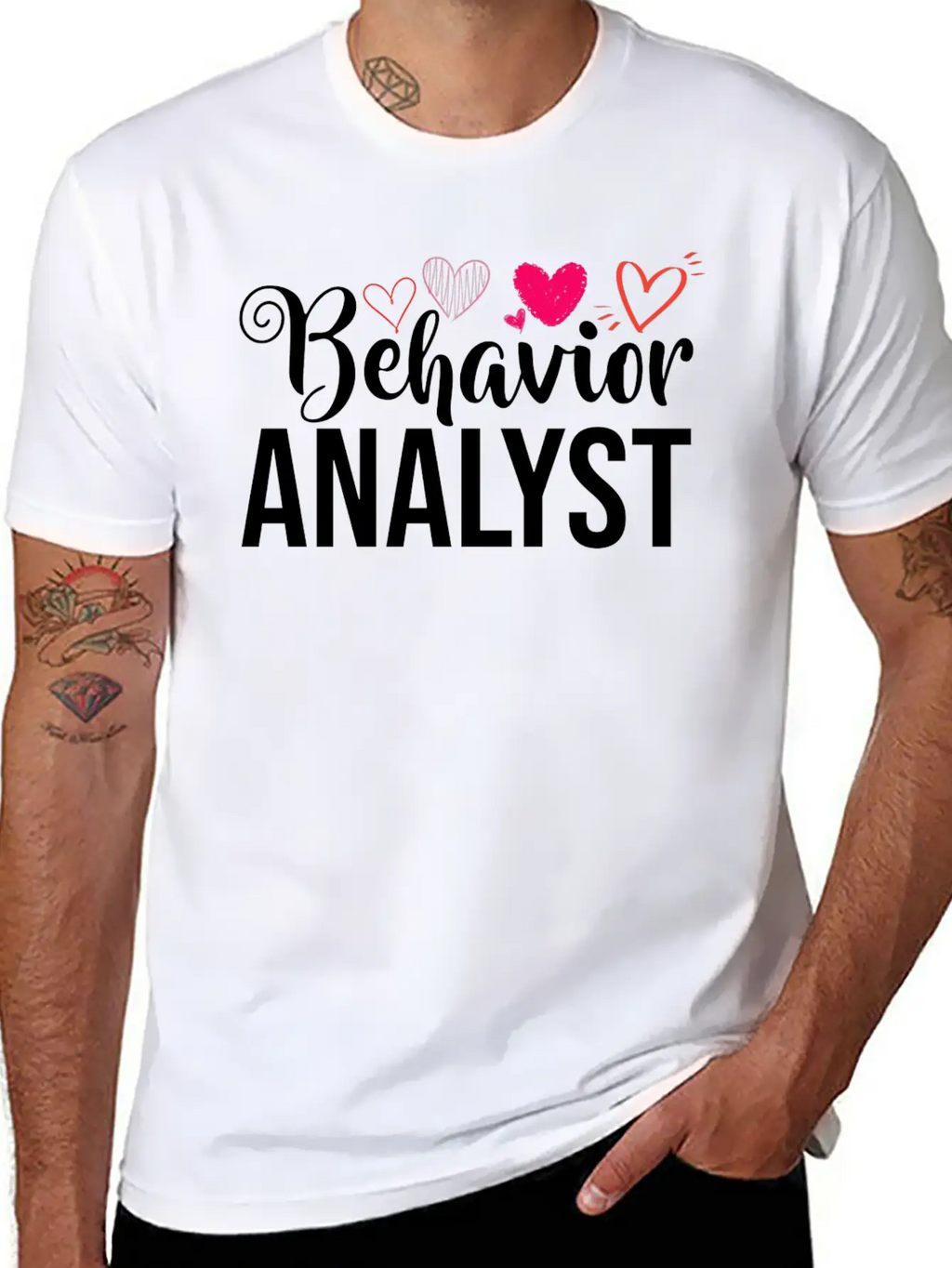 ABA Behavior Therapist Therapy Analyst Unisex Short Sleeve Soft Cotton T-Shirt – Casual Everyday Wear