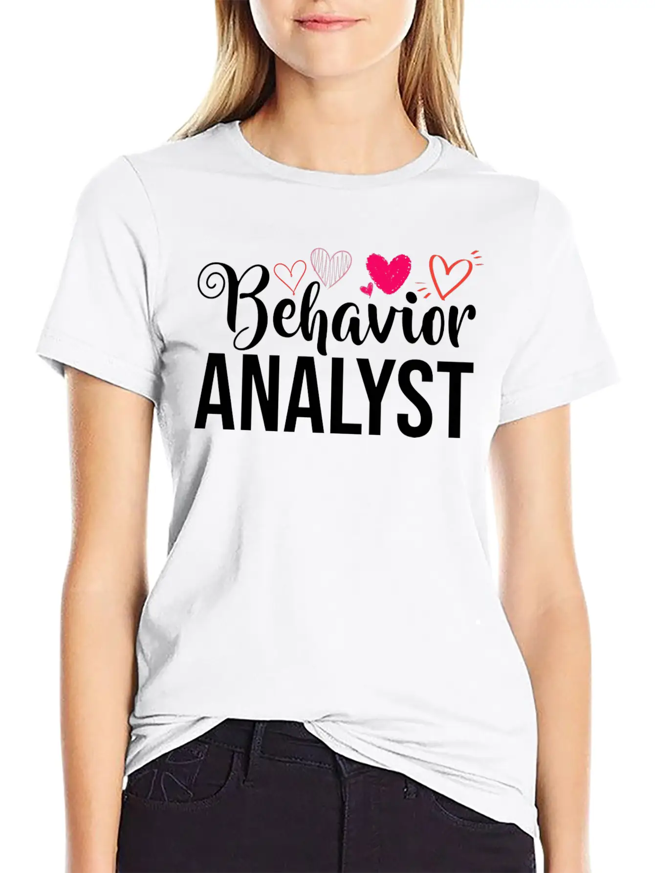 ABA Behavior Therapist Therapy Analyst Unisex Short Sleeve Soft Cotton T-Shirt – Casual Everyday Wear