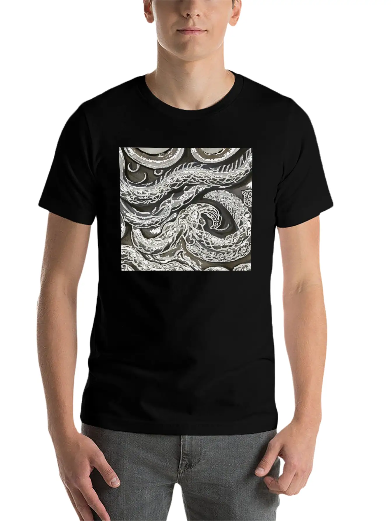 Abstrack Colaboration Unisex Casual T-Shirt – Clean Design For Daily Comfort
