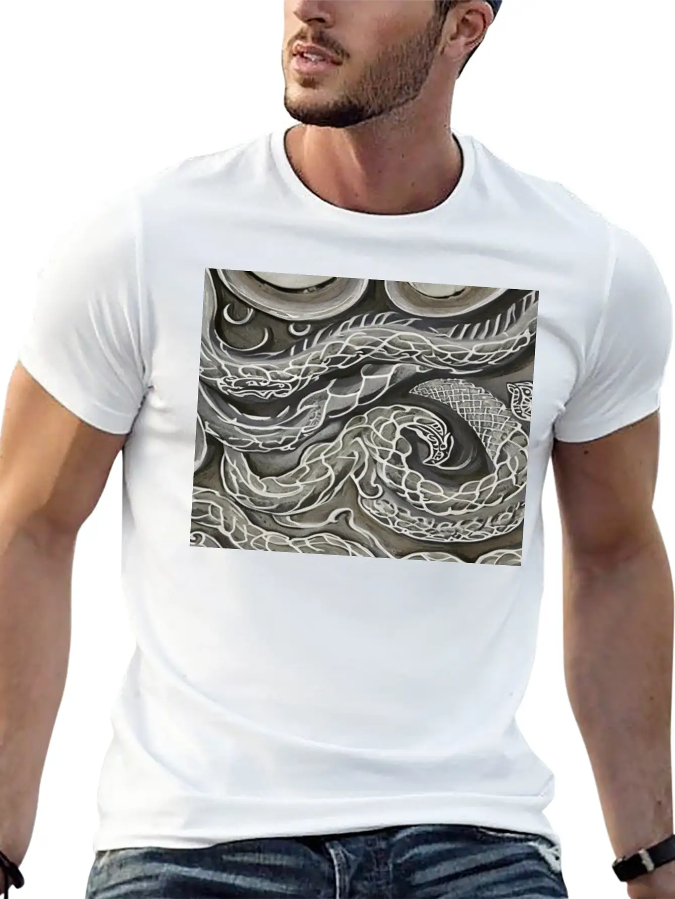 Abstrack Colaboration Unisex Casual T-Shirt – Clean Design For Daily Comfort