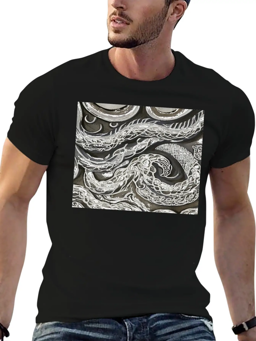 Abstrack Colaboration Unisex Casual T-Shirt – Clean Design For Daily Comfort