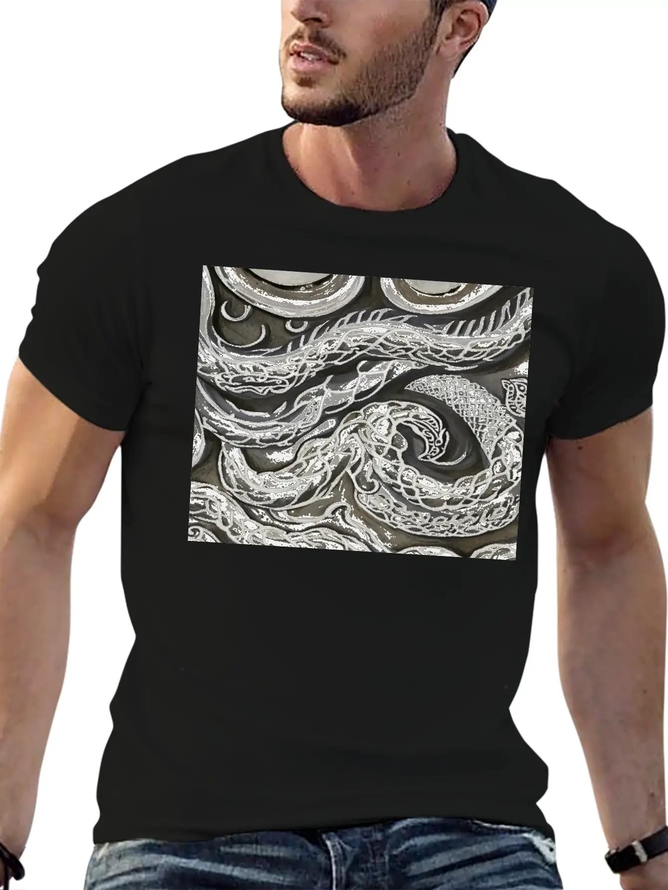 Abstrack Colaboration Unisex Casual T-Shirt – Clean Design For Daily Comfort