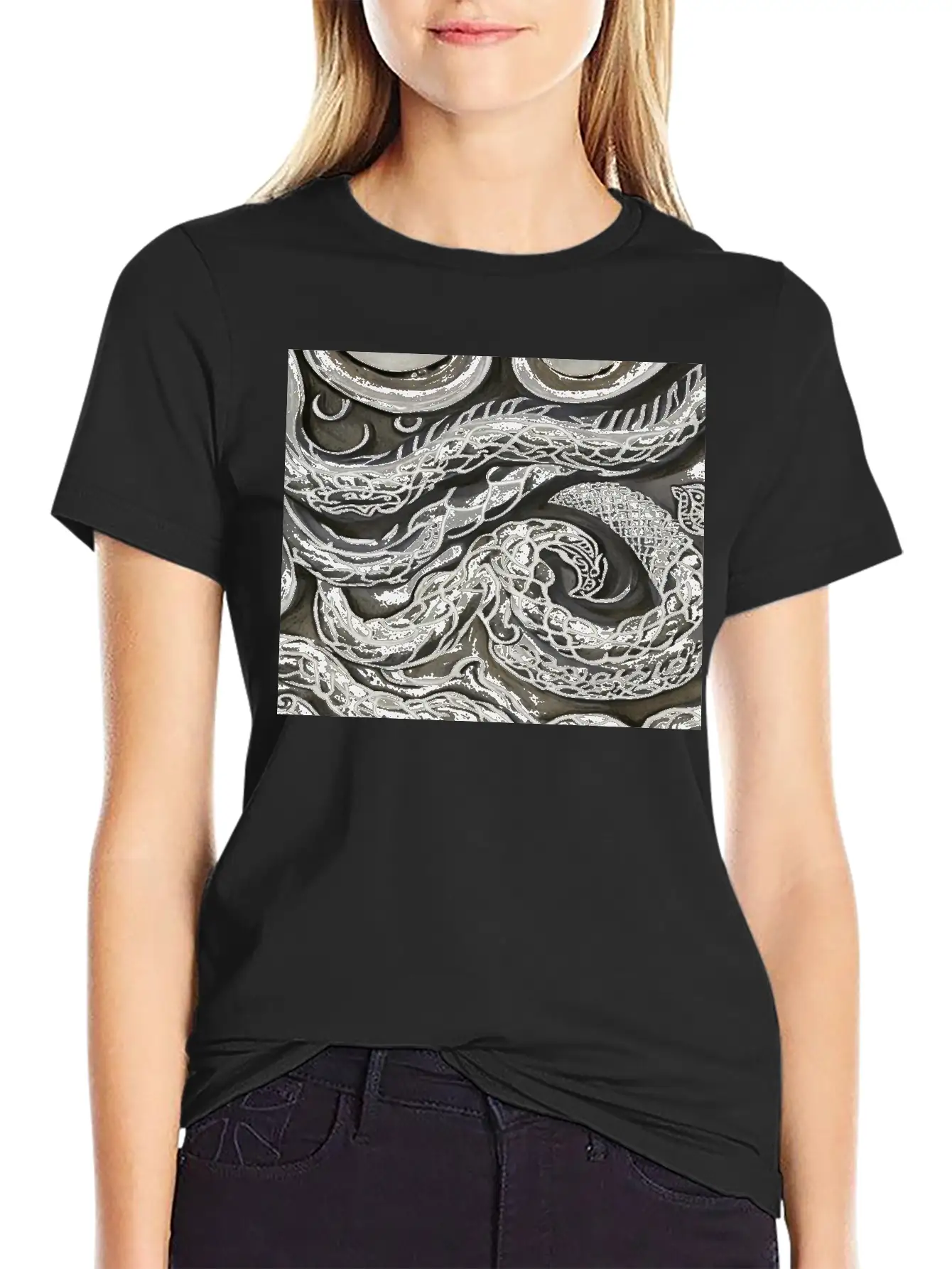 Abstrack Colaboration Unisex Casual T-Shirt – Clean Design For Daily Comfort