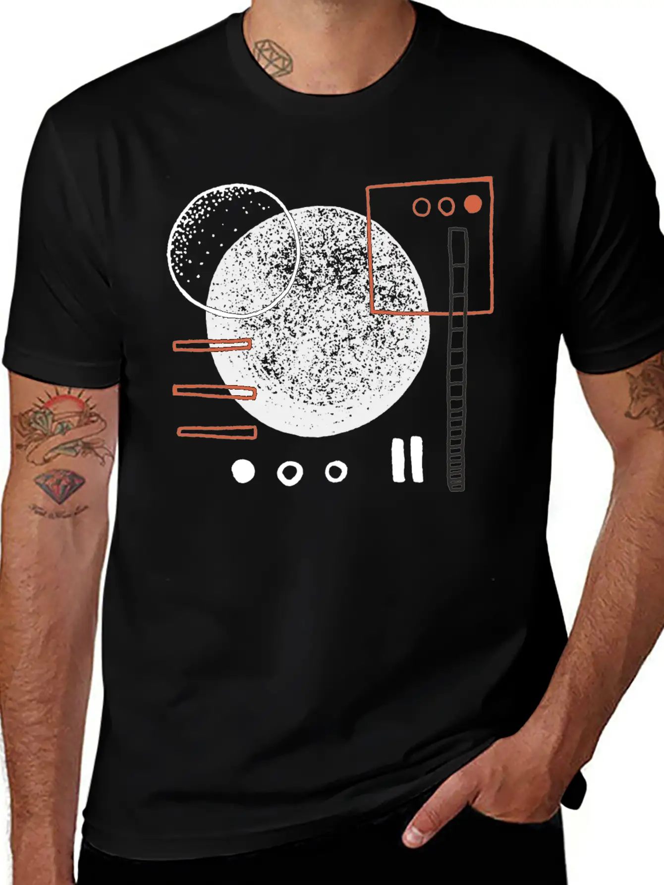Abstract Artsy Art Essential Unisex Summer Tee – Soft Cotton Casual Fit