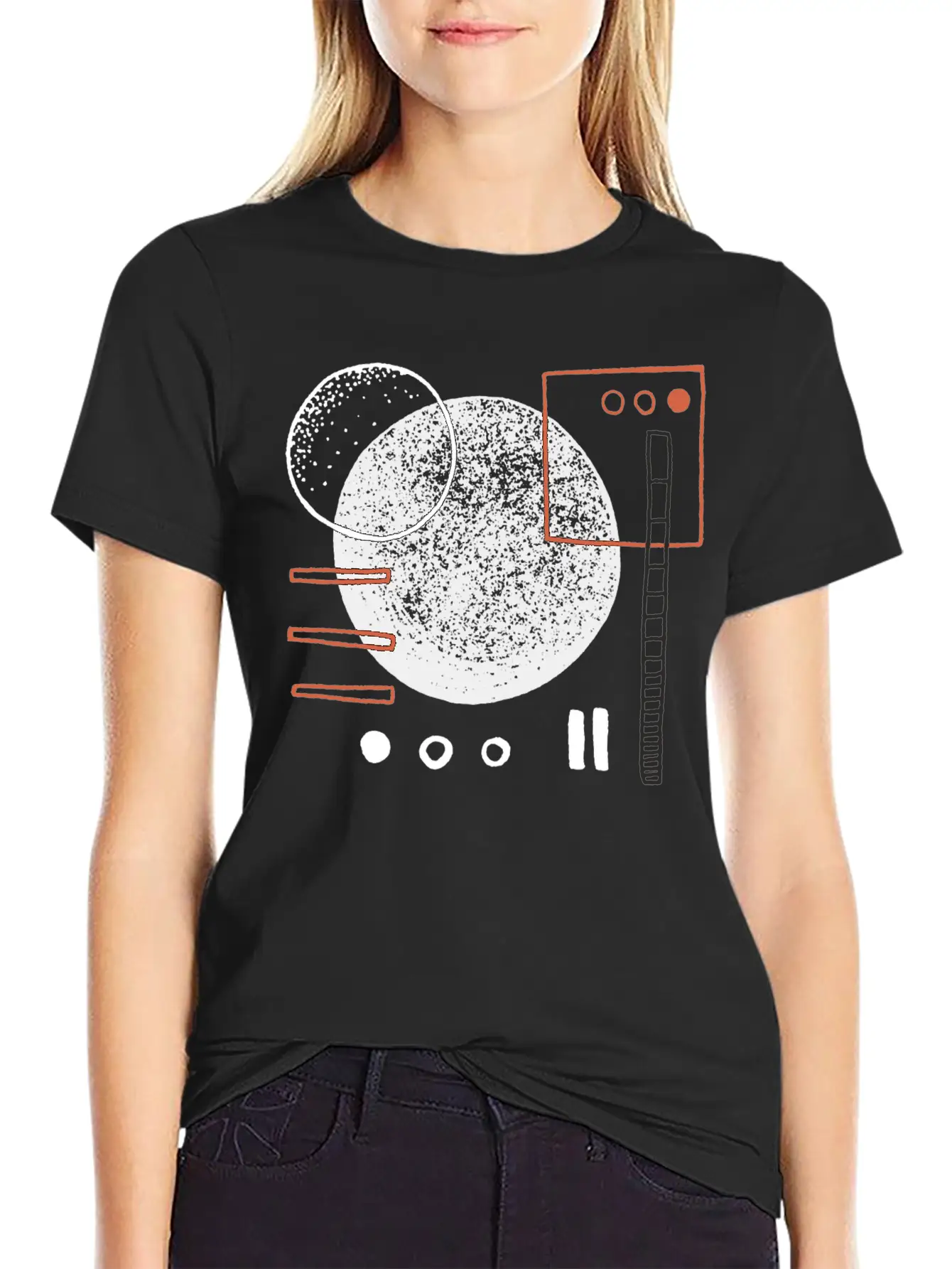 Abstract Artsy Art Essential Unisex Summer Tee – Soft Cotton Casual Fit