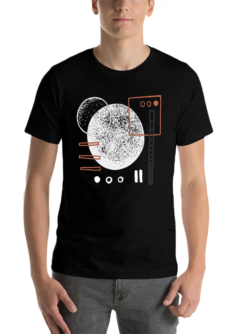Abstract Artsy Art Essential Unisex Summer Tee – Soft Cotton Casual Fit