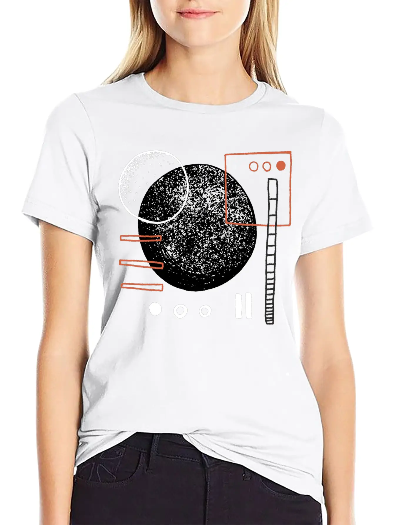 Abstract Artsy Art Essential Unisex Summer Tee – Soft Cotton Casual Fit