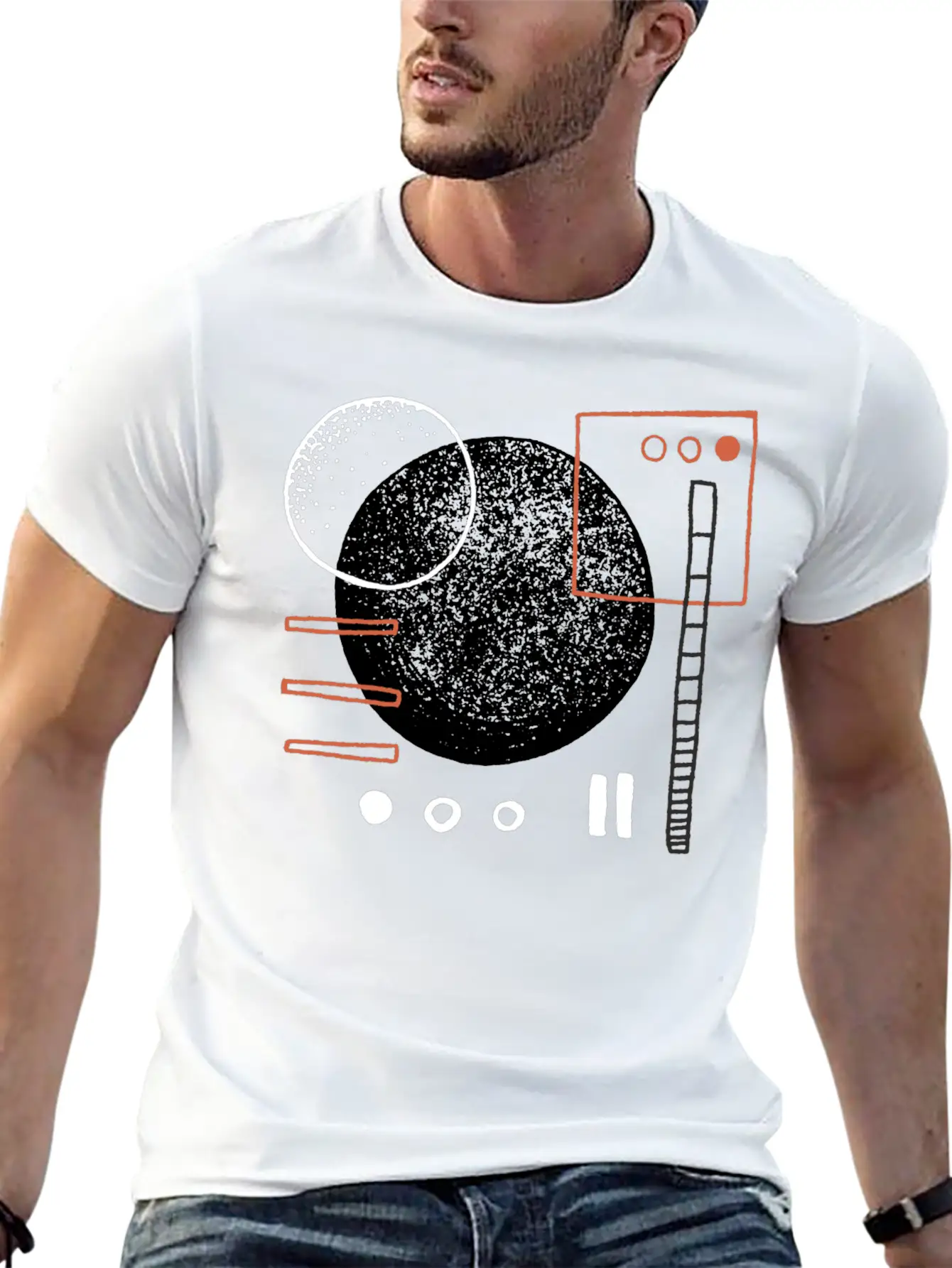 Abstract Artsy Art Essential Unisex Summer Tee – Soft Cotton Casual Fit