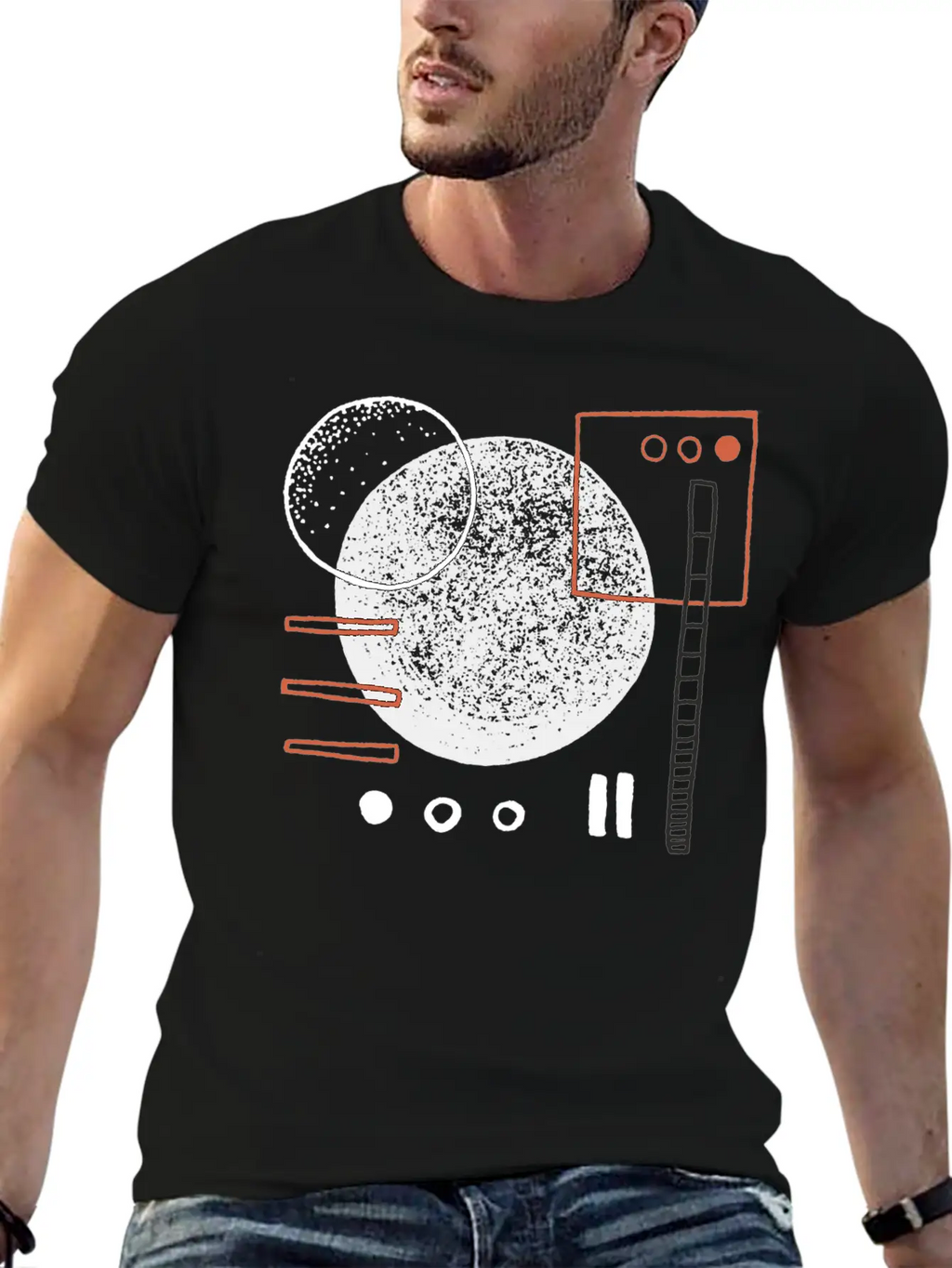Abstract Artsy Art Essential Unisex Summer Tee – Soft Cotton Casual Fit