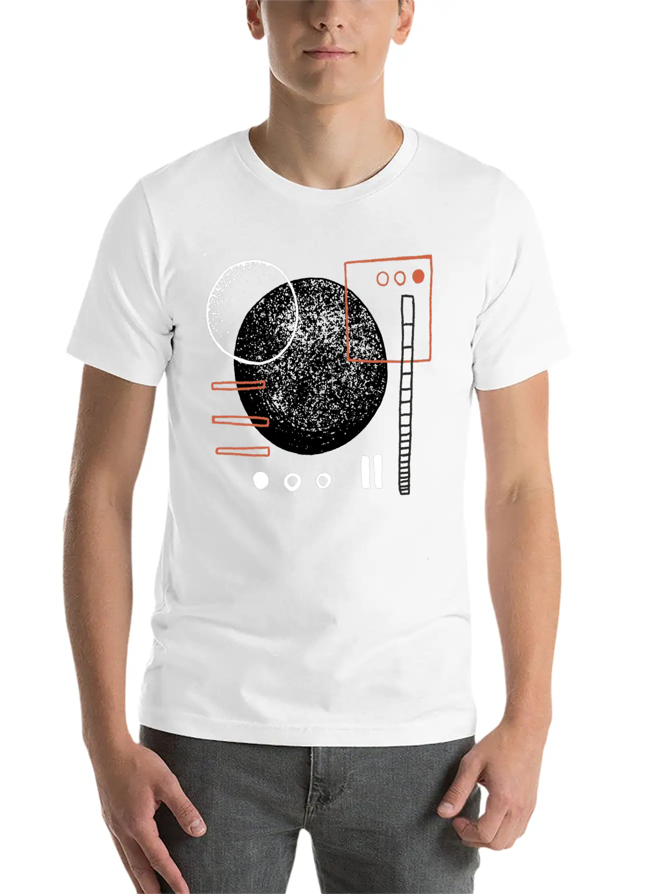 Abstract Artsy Art Essential Unisex Summer Tee – Soft Cotton Casual Fit