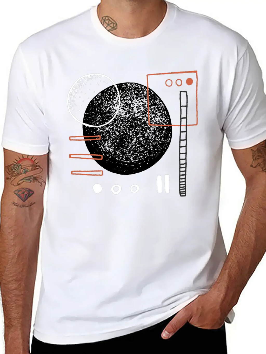 Abstract Artsy Art Essential Unisex Summer Tee – Soft Cotton Casual Fit