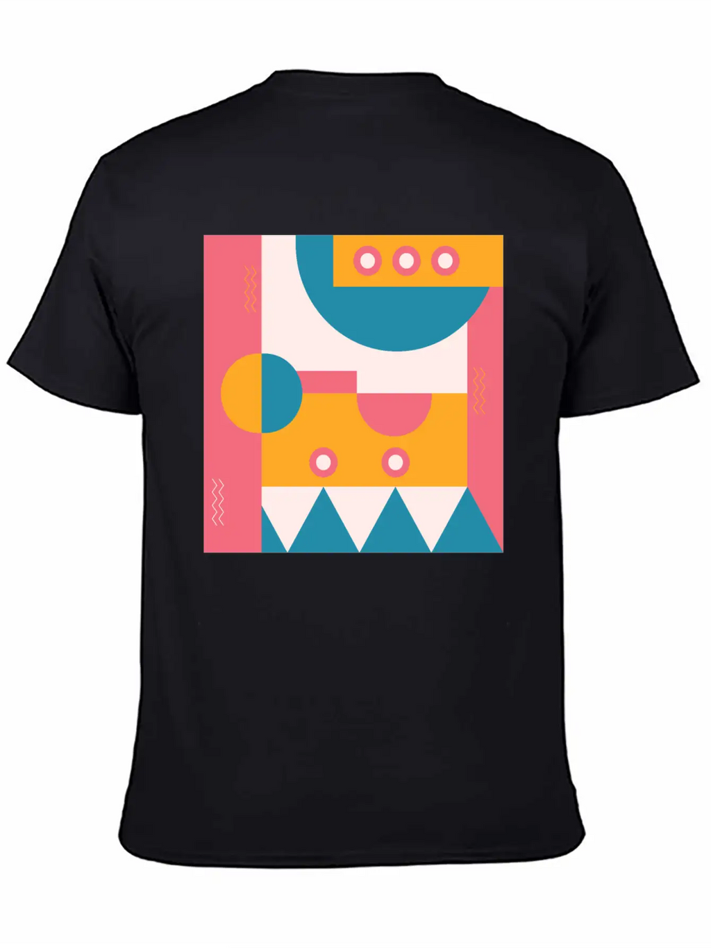 Abstract Classic Fit Graphic Tee For Daily Comfort – Unisex Cotton Shirt