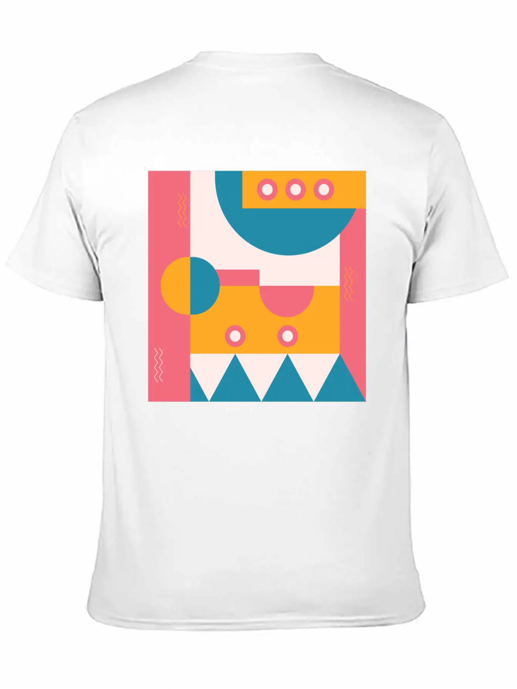 Abstract Classic Fit Graphic Tee For Daily Comfort – Unisex Cotton Shirt