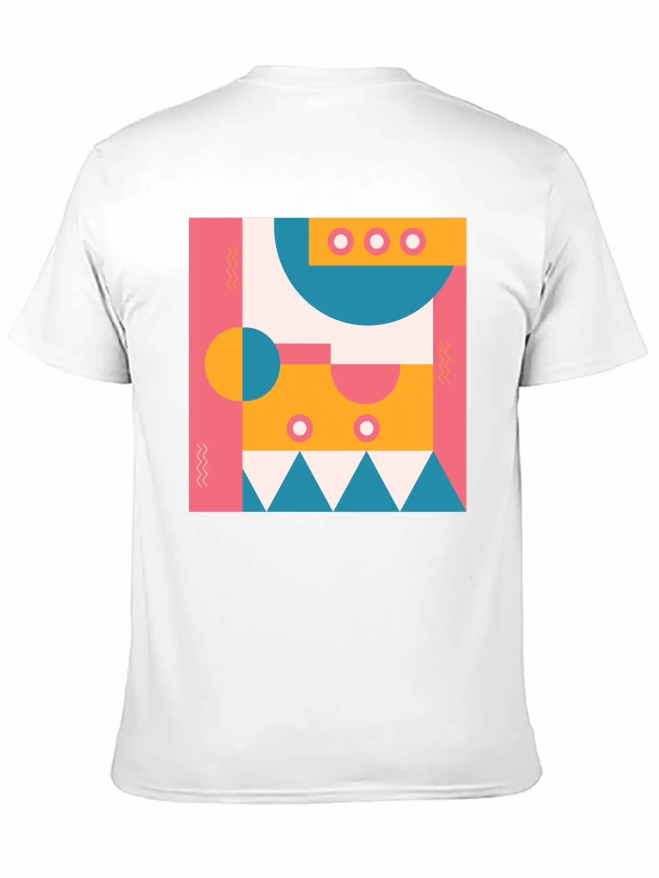 Abstract Classic Fit Graphic Tee For Daily Comfort – Unisex Cotton Shirt