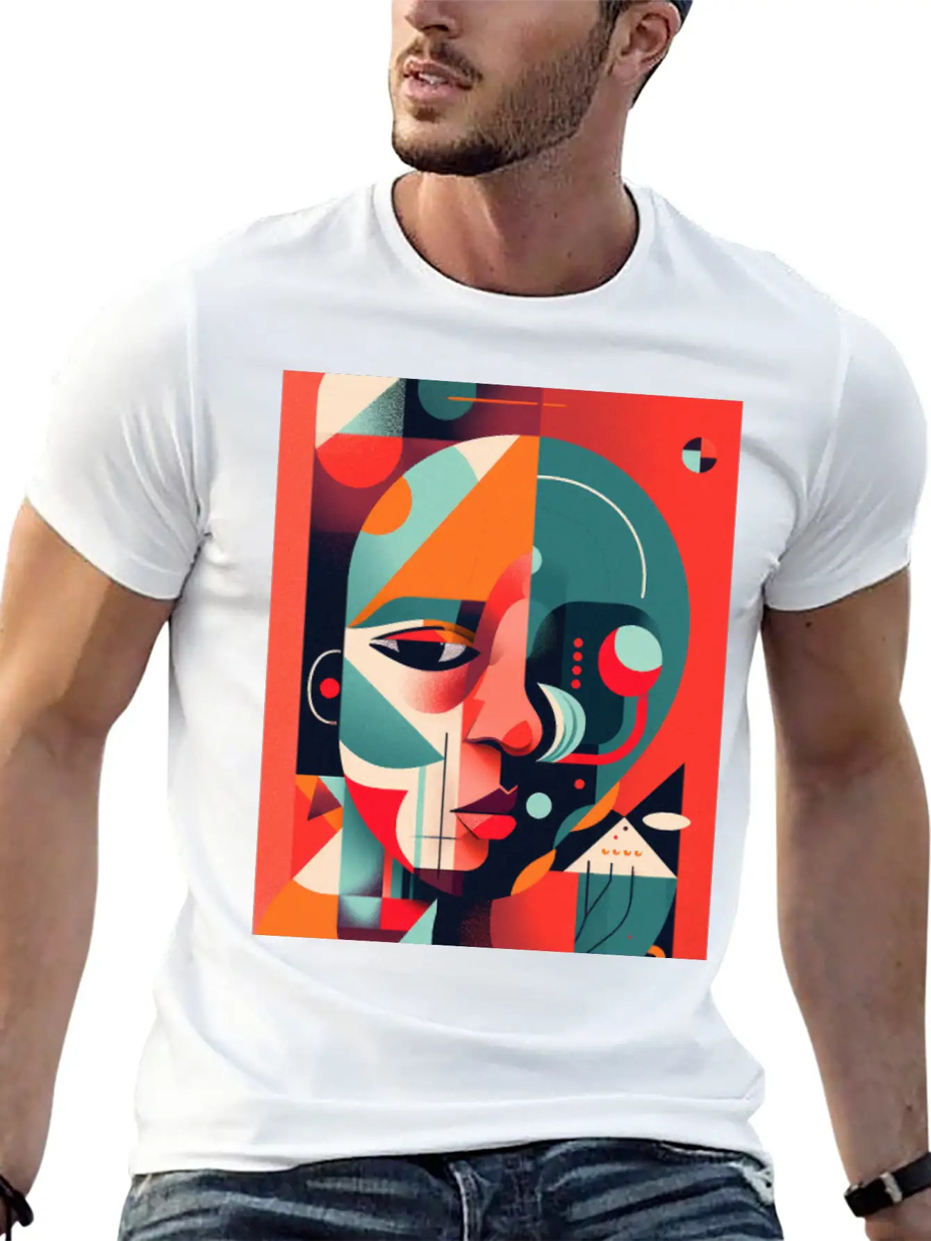 Abstract Face Art - Invisible And Ignored Breathable Graphic T-Shirt – Perfect For Casual Days
