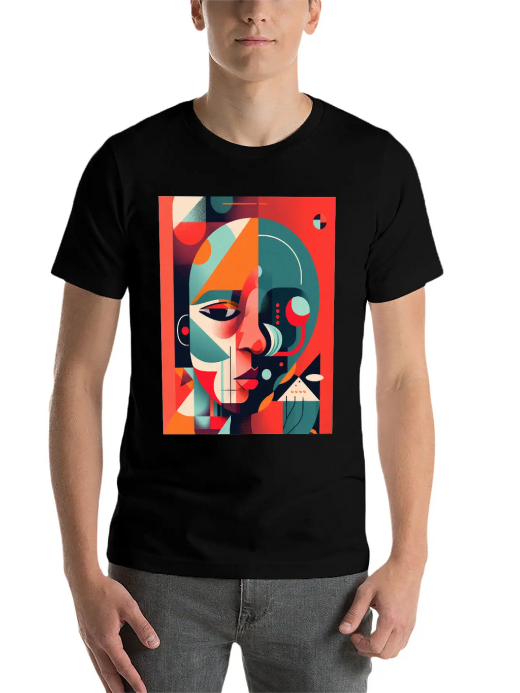 Abstract Face Art - Invisible And Ignored Breathable Graphic T-Shirt – Perfect For Casual Days