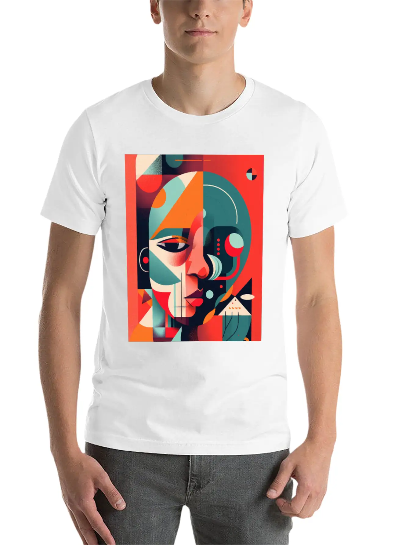 Abstract Face Art - Invisible And Ignored Breathable Graphic T-Shirt – Perfect For Casual Days