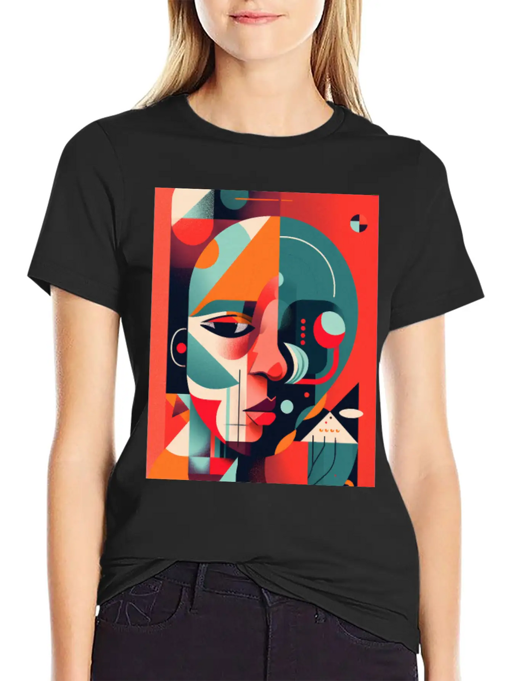 Abstract Face Art - Invisible And Ignored Breathable Graphic T-Shirt – Perfect For Casual Days