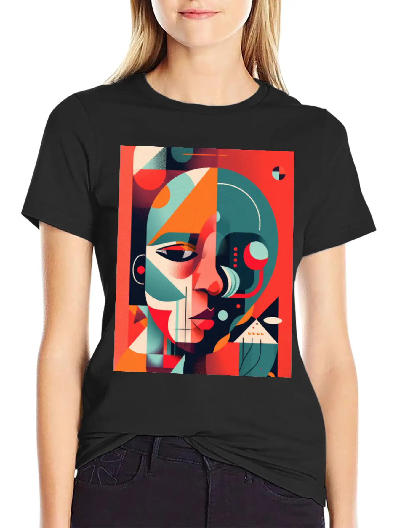 Abstract Face Art - Invisible And Ignored Breathable Graphic T-Shirt – Perfect For Casual Days