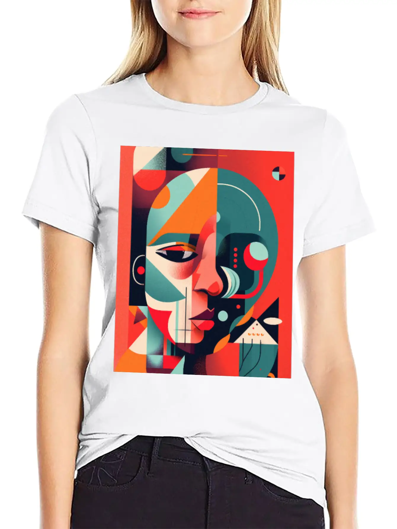Abstract Face Art - Invisible And Ignored Breathable Graphic T-Shirt – Perfect For Casual Days