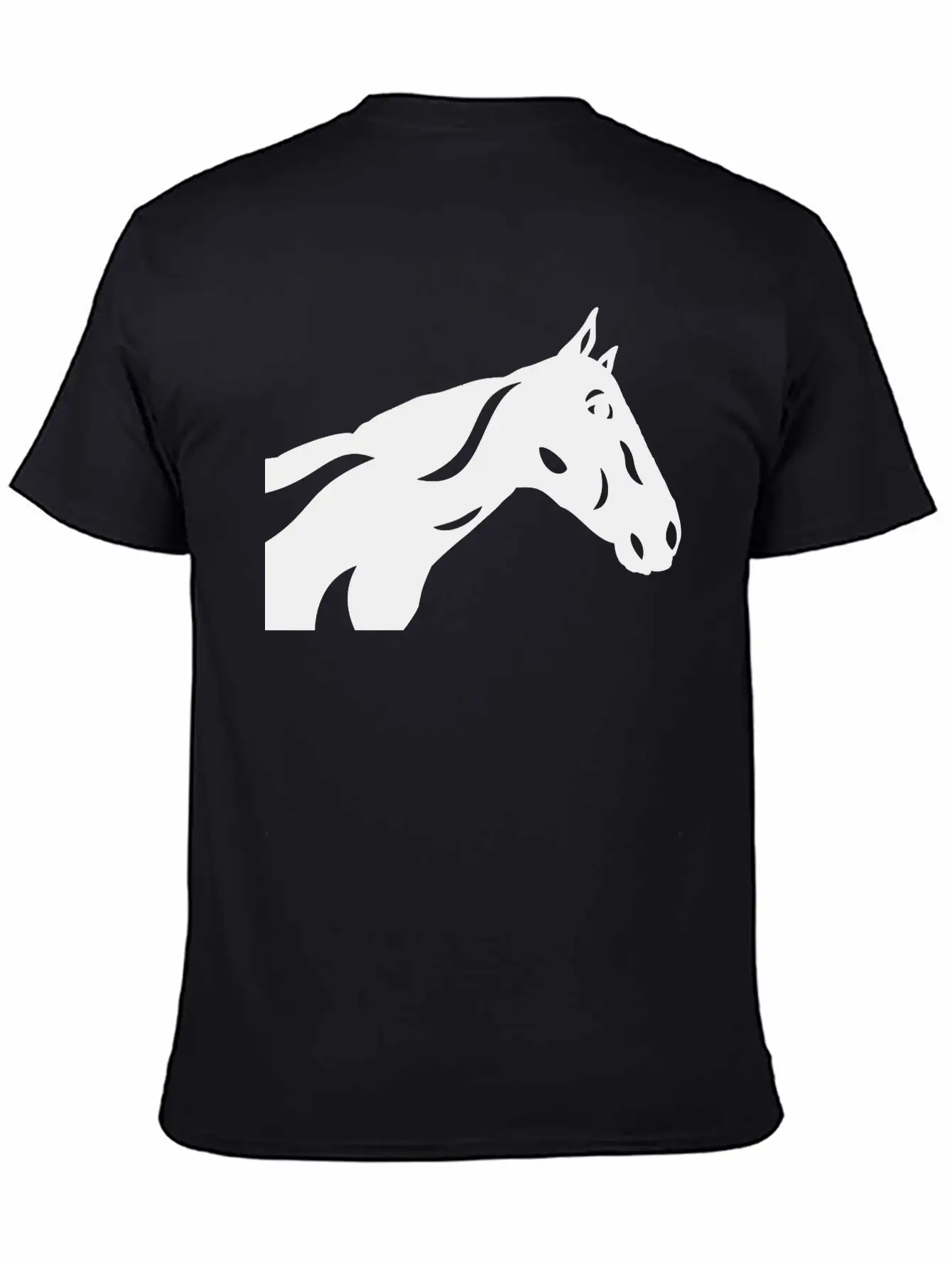 Abstract Horse Crimson Breathable Graphic T-Shirt – Perfect For Casual Days